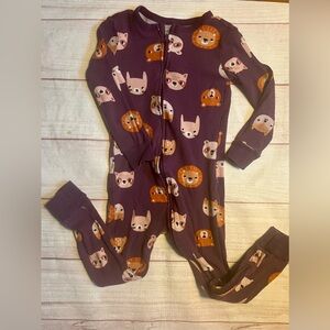 Old Navy 4T One Pc LS Animals Theme PJ